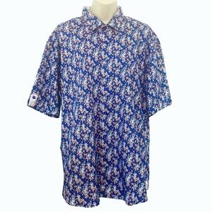 Maceoo Paris Fresh Fizzer Button Down Shirt Stiff Collar Italian Fabric Designer